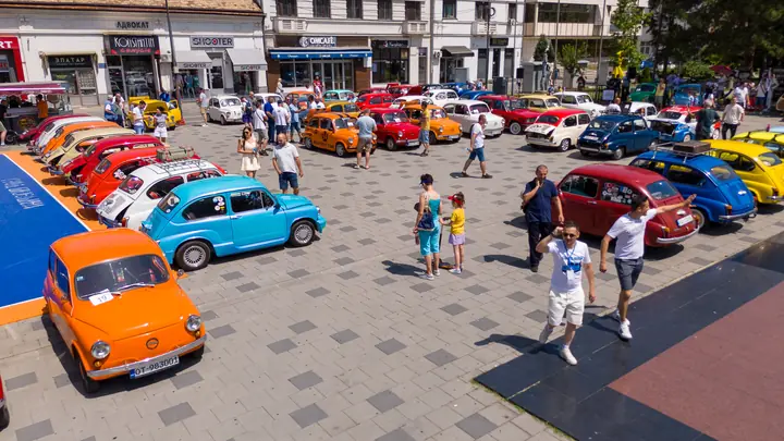 Gradski trg, Bijeljina — iz vazduha